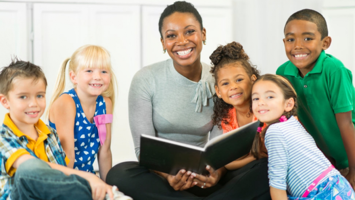 teacher and students