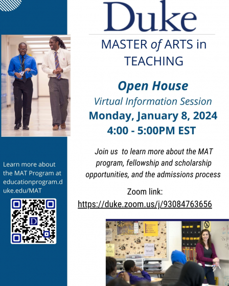 Master of Arts in Teaching (MAT) Program